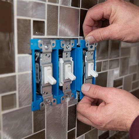 electrical boxes with backsplash|backsplash wall tile extension.